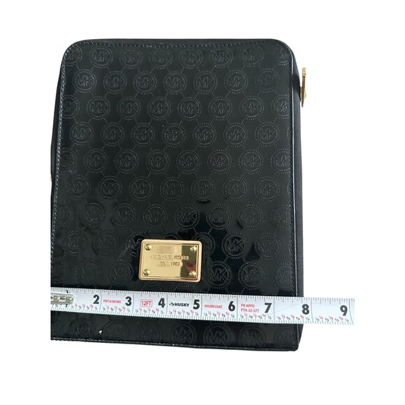 MICHAEL KORS Black Embossed Zip Tablet Padded Travel Case - Picture 9 of 9